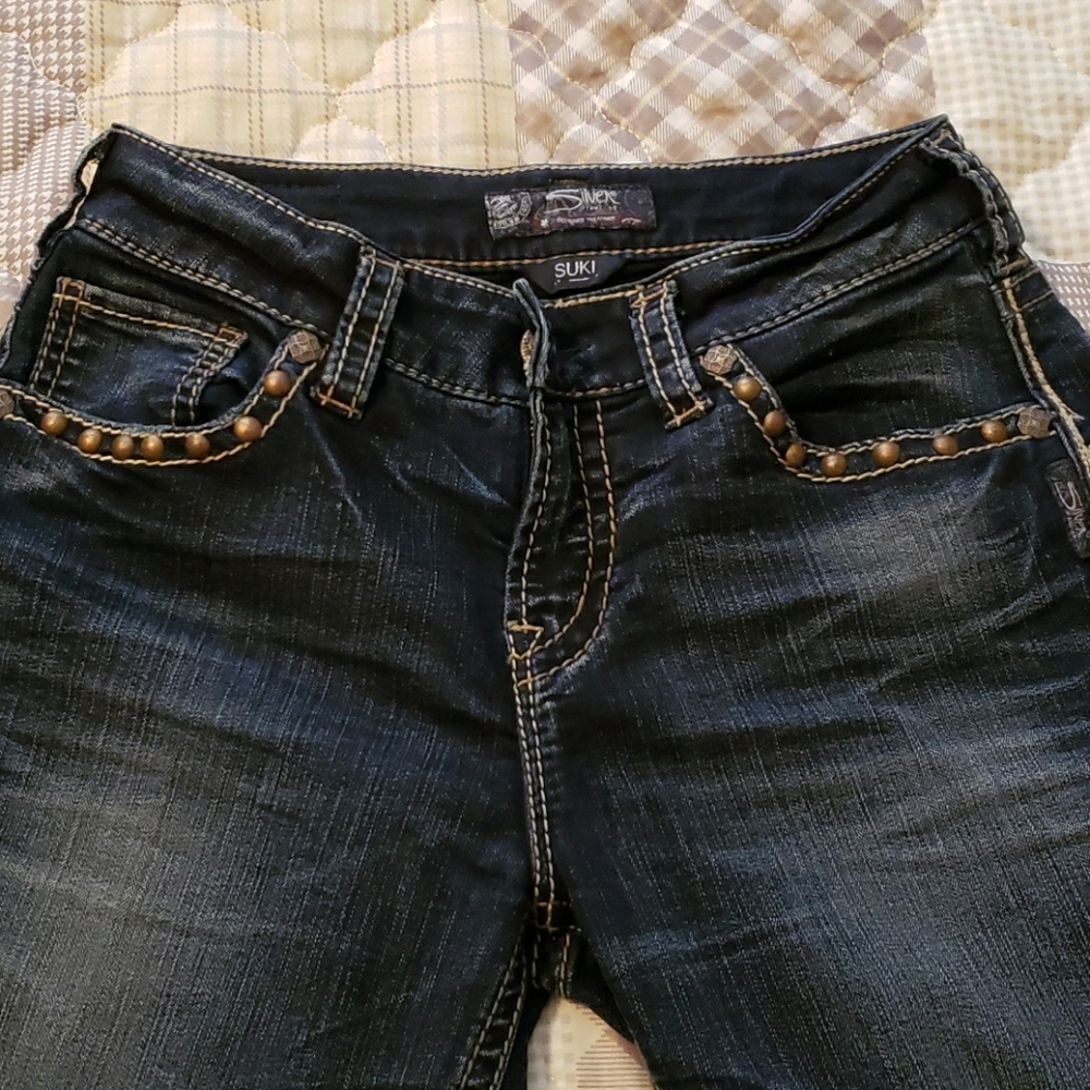 Silver jeans